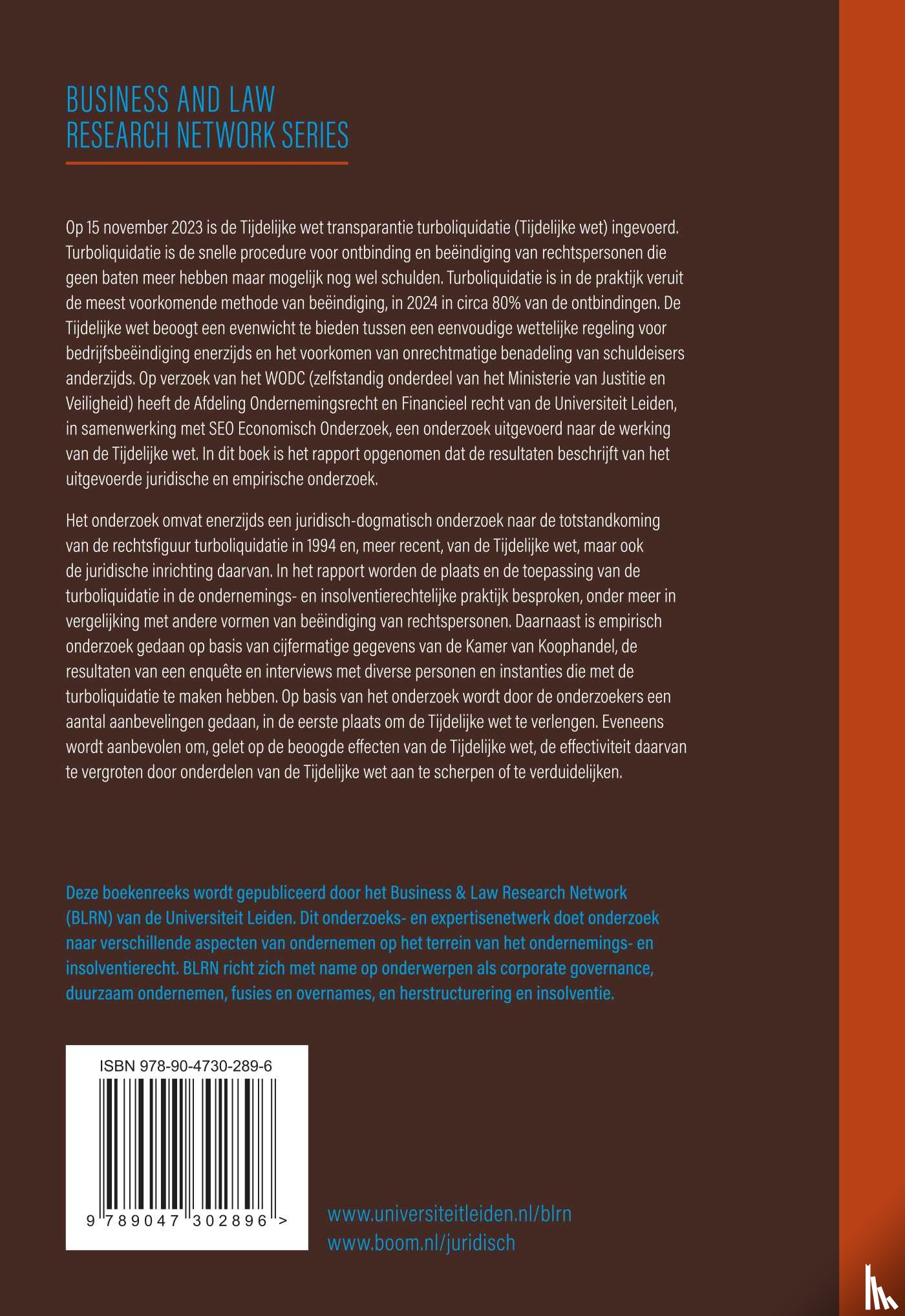  - De werking van de Tijdelijke wet transparantie turboliquidatie