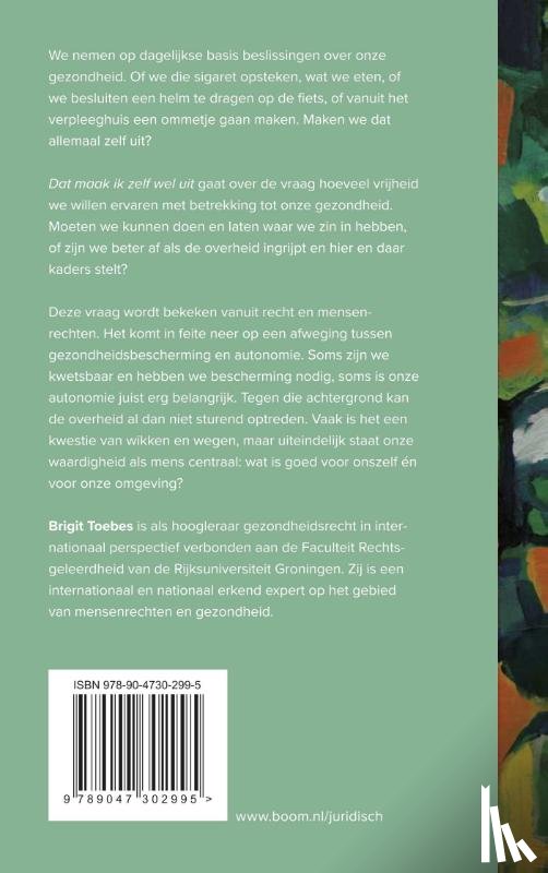 Toebes, Brigit - Dat maak ik zelf wel uit