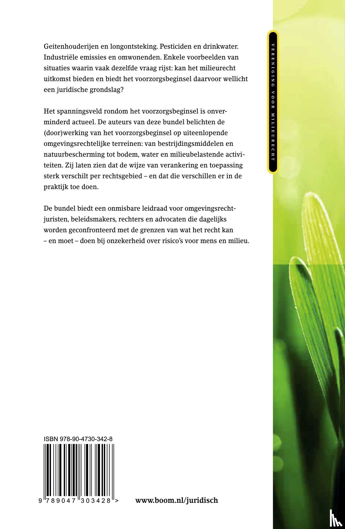  - Naar een betere verankering van het voorzorgsbeginsel?