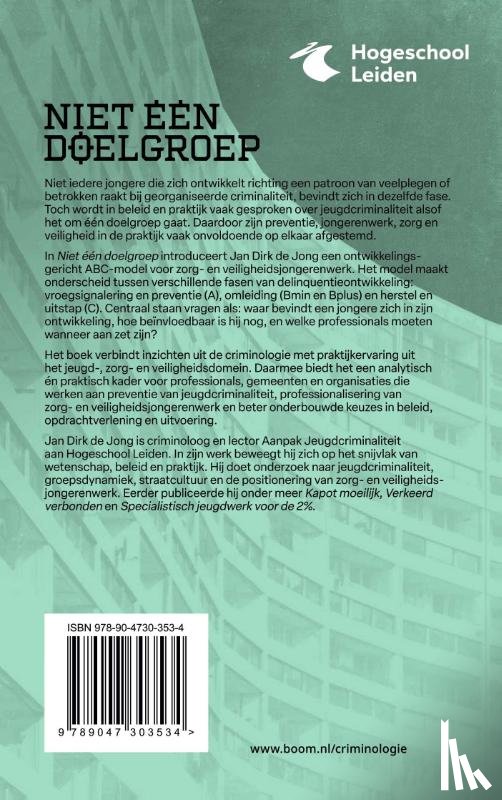 Jong, Jan Dirk de - Niet één doelgroep