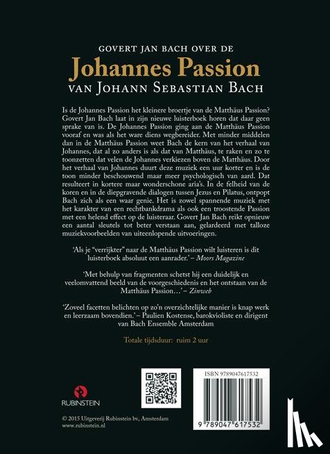Bach, Govert Jan - Johannes Passion