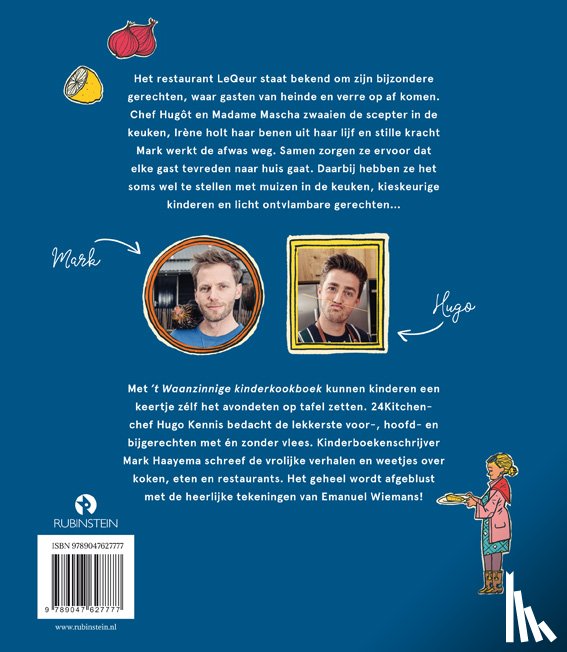 Haayema, Mark, Kennis, Hugo - 't Waanzinnige kinderkookboek