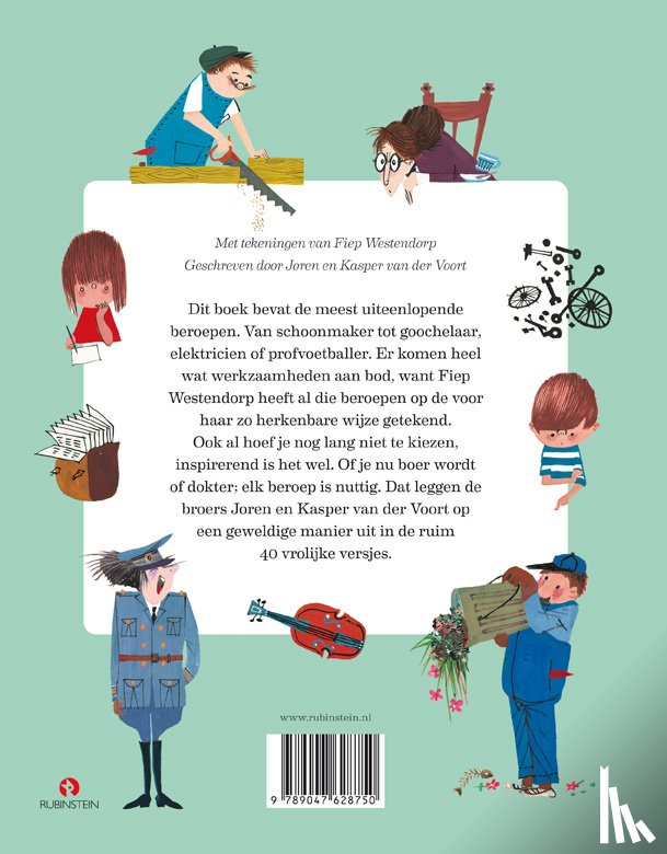 Voort, Kasper van der, Voort, Joren van der - Het grote Beroepenboek van Fiep