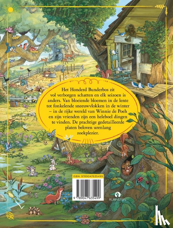 Disney - Winnie de Poeh: 100 dingen uit het Honderd Bunderbos. Een zoekboek.