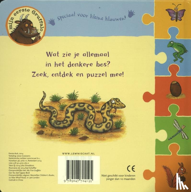 Donaldson, Julia - Ik zie, ik zie.. Gruffalo puzzelboek