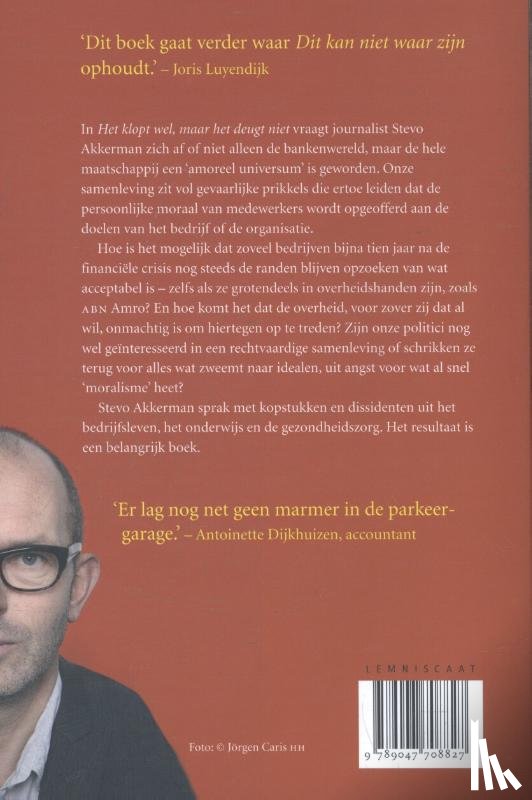 Akkerman, Stevo - Het klopt wel maar het deugt niet