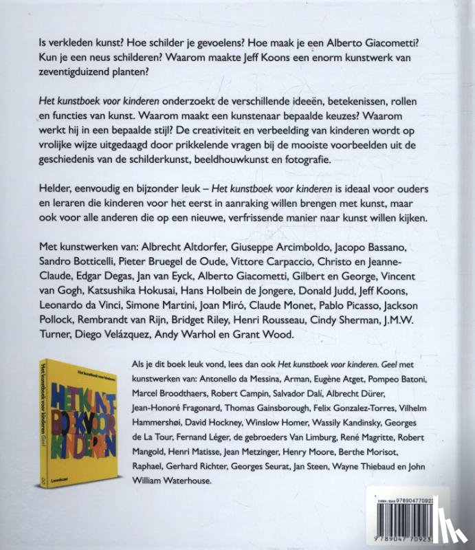 Phaidon Press Limited - Het kunstboek voor kinderen Wit