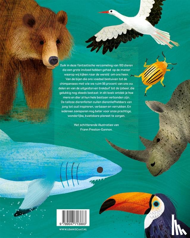 Barnes, Simon - De wereldgeschiedenis in 100 dieren