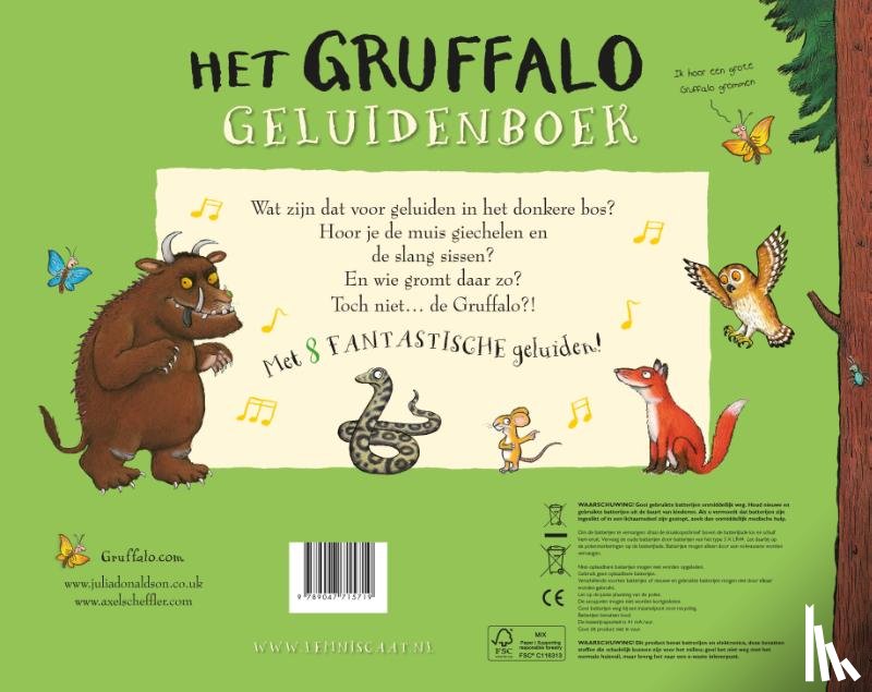 Donaldson, Julia - Het Gruffalo geluidenboek