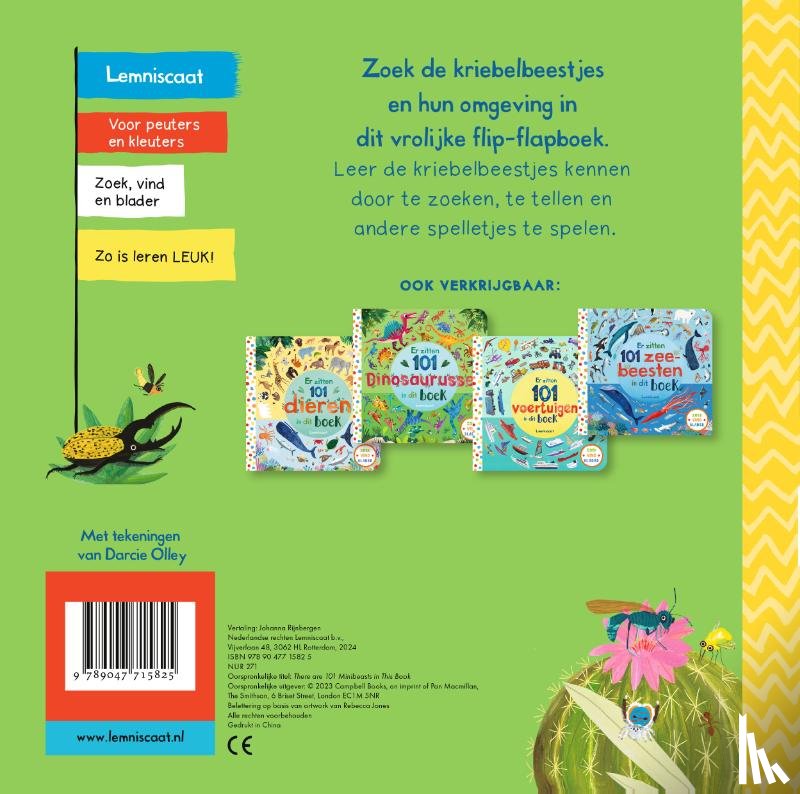 Olley, Darcie - Er zitten 101 kriebelbeestjes in dit boek