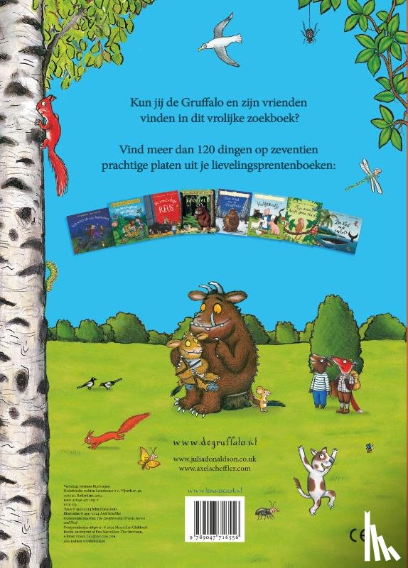 Donaldson, Julia - De Gruffalo en zijn vrienden zoekboek