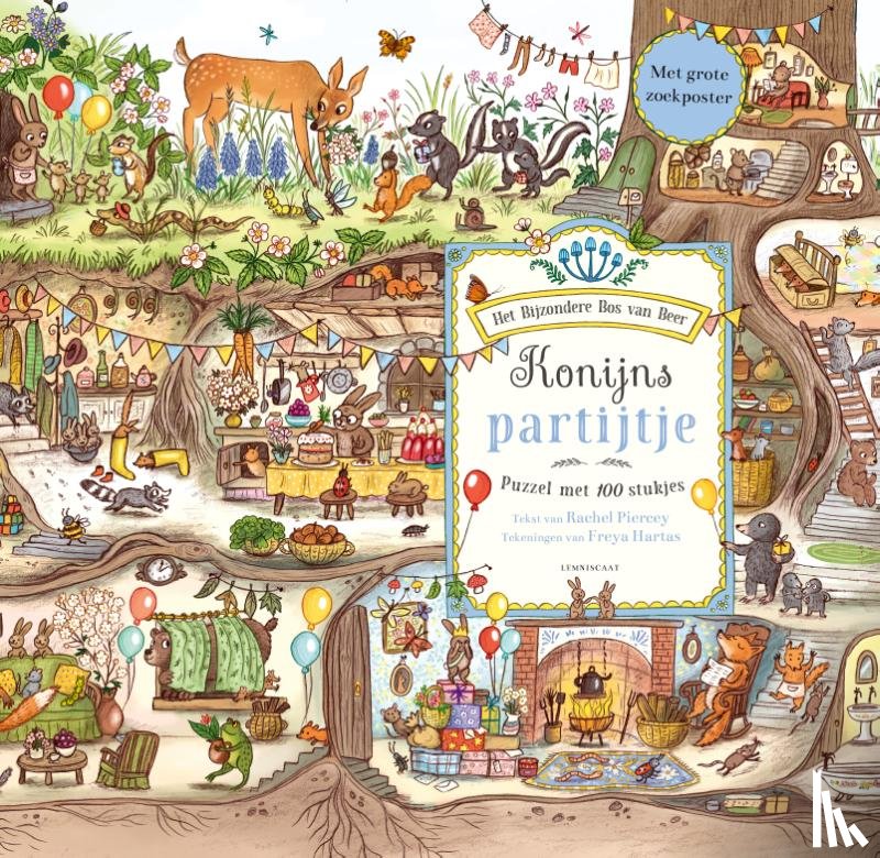 Piercey, Rachel - Konijns partijtje puzzel