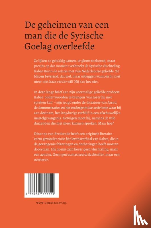 Brederode, Désanne van - Waarover ik niet spreken kan