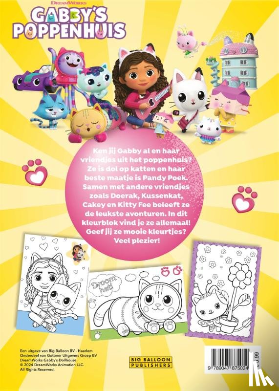 DreamWorks Animation LLC - Gabby's kat-tastische kleurblok