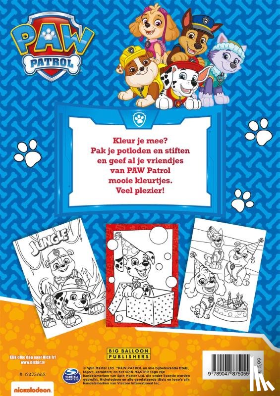 Diversen - Kleur mee met PAW Patrol