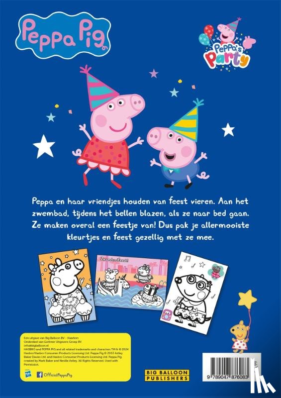 Astley, Neville - Peppa's feestkleurboek