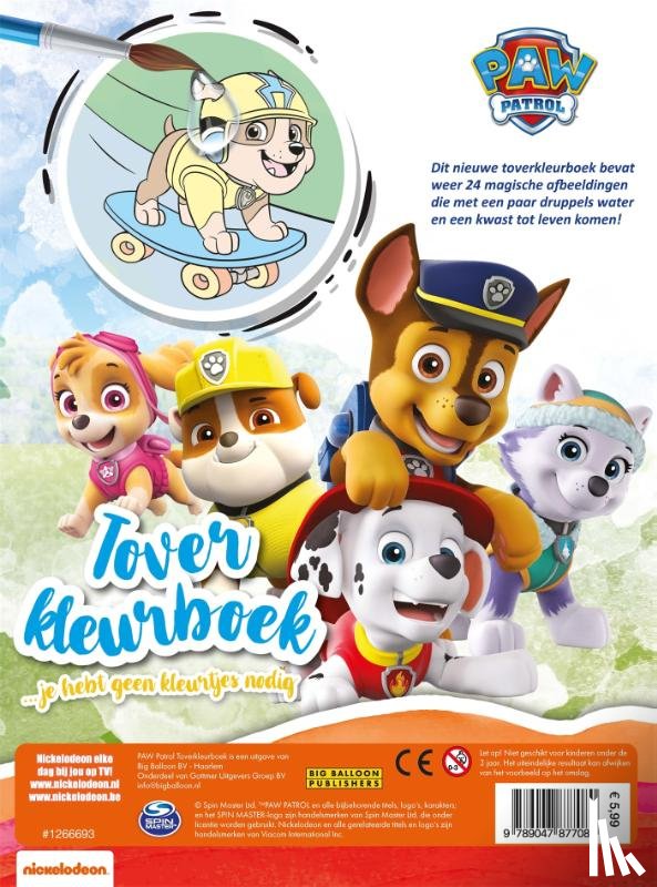 Diversen - Toverkleurboek van PAW Patrol