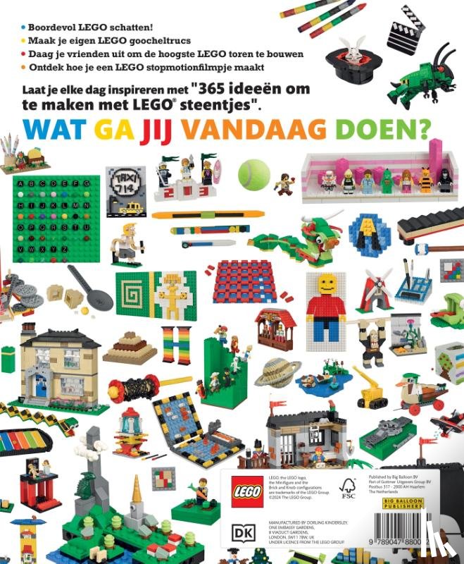 Hugo, Simon - 365 ideeën om te maken met LEGO steentjes