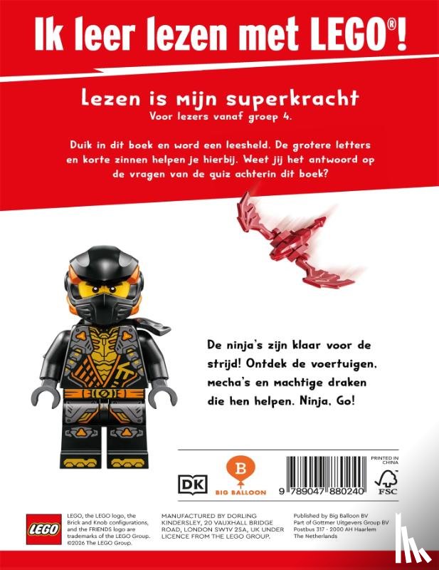  - LEGO® NINJAGO®, Klaar voor actie