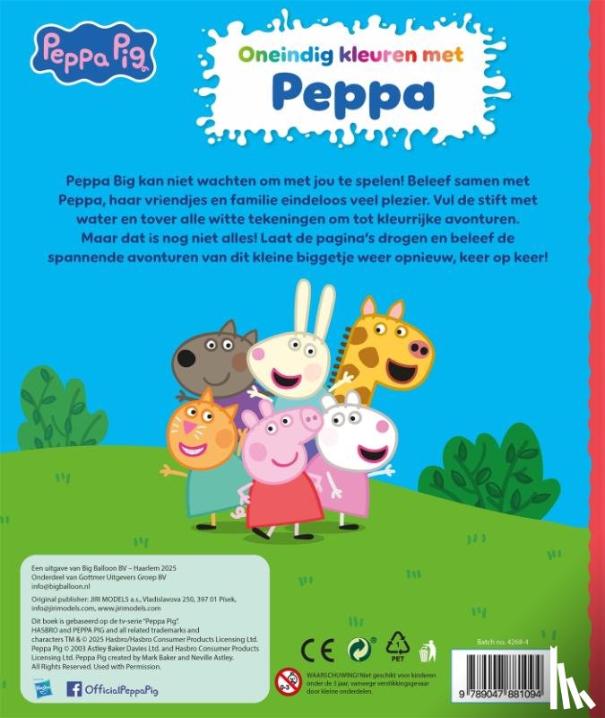 Hasbro - Oneindig kleuren met Peppa