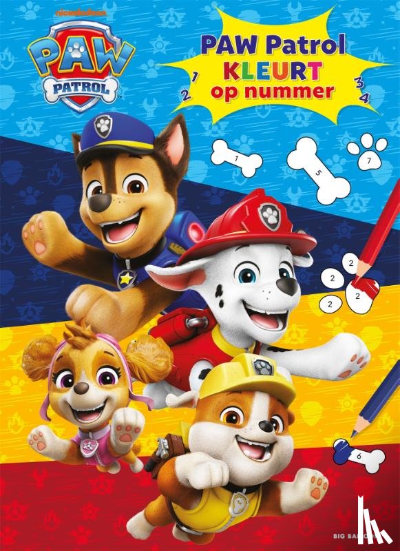  - PAW Patrol kleurt op nummer