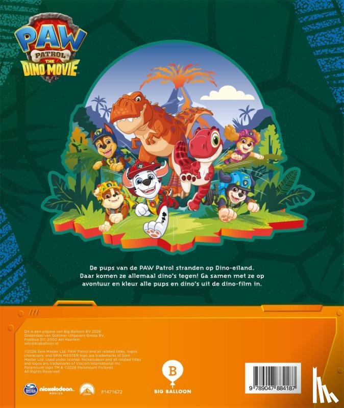  - PAW Patrol movie Kleur op Dino-eiland
