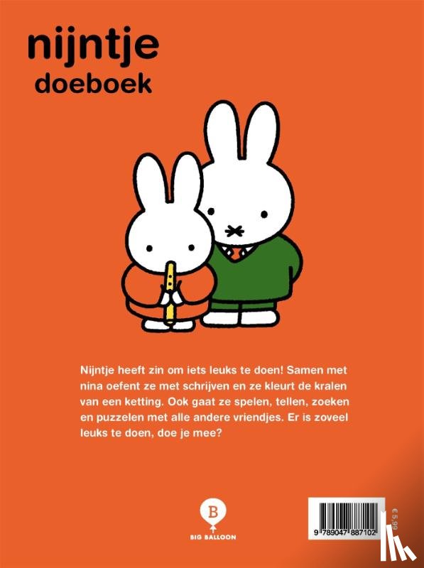 Bruna, Dick - Nijntje doeboek