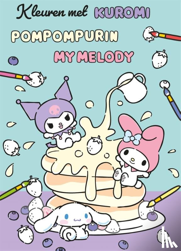 Diversen - Kleuren met Kuromi, Pompompurin, My Melody