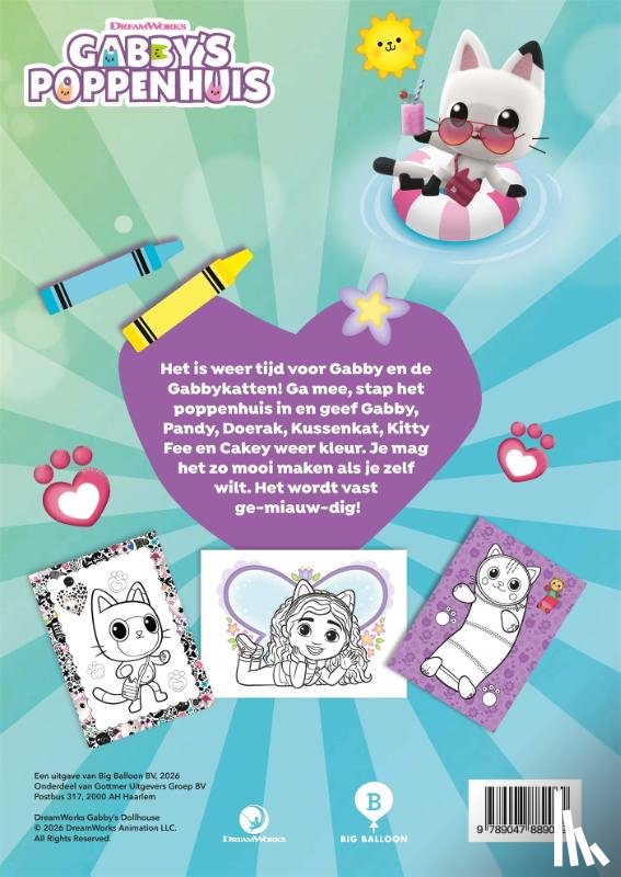 DreamWorks Animation LLC - Gabby's kat-tastische kleurblok