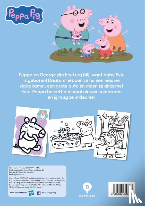 Diversen - Peppa Big kleurblok