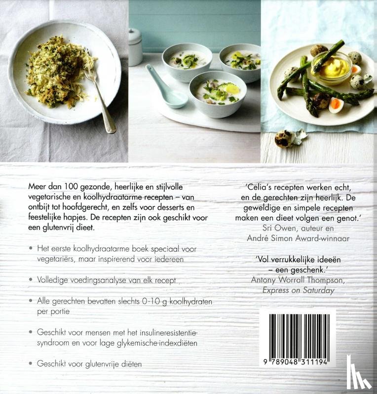 Brooks, Celia - Vegetarisch, koolhydraatarm en glutenvrij