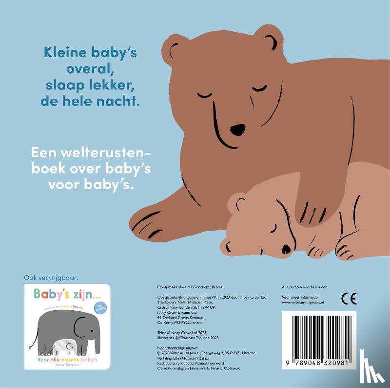  - Slaap lekker kleintje...