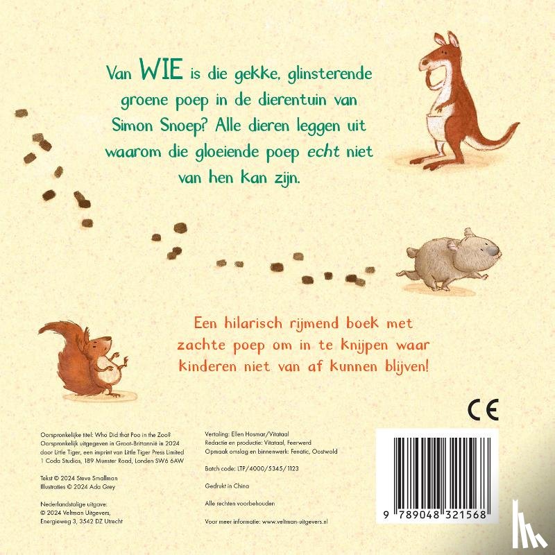 Smallman, Steve - Van wie is die poep in de dierentuin?