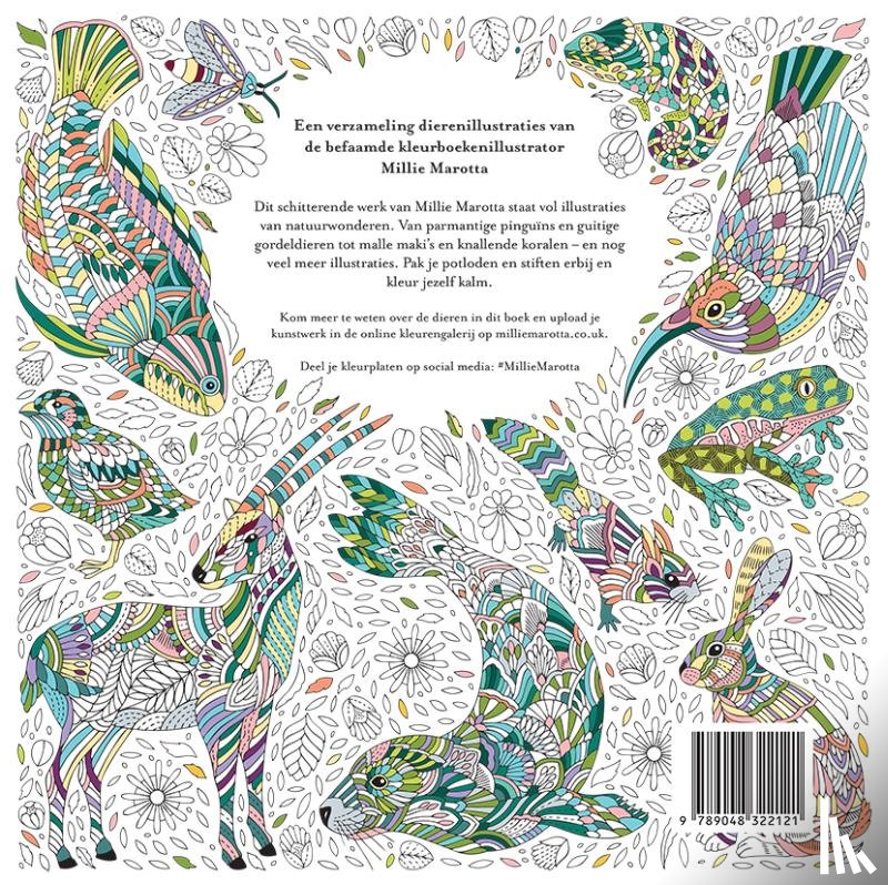 Marotta, Millie - Kleurboek Millie Marotta - Duizelingwekkend dierenrijk