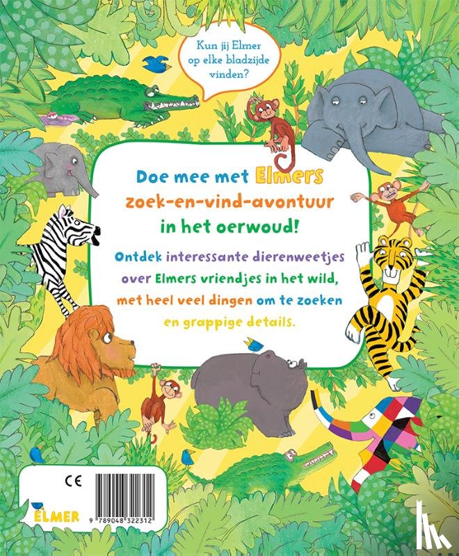 McKee, David - Elmer zoek en vind - dieren