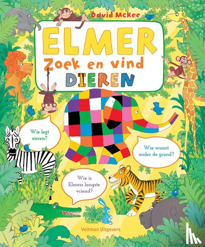 McKee, David - Elmer zoek en vind - dieren