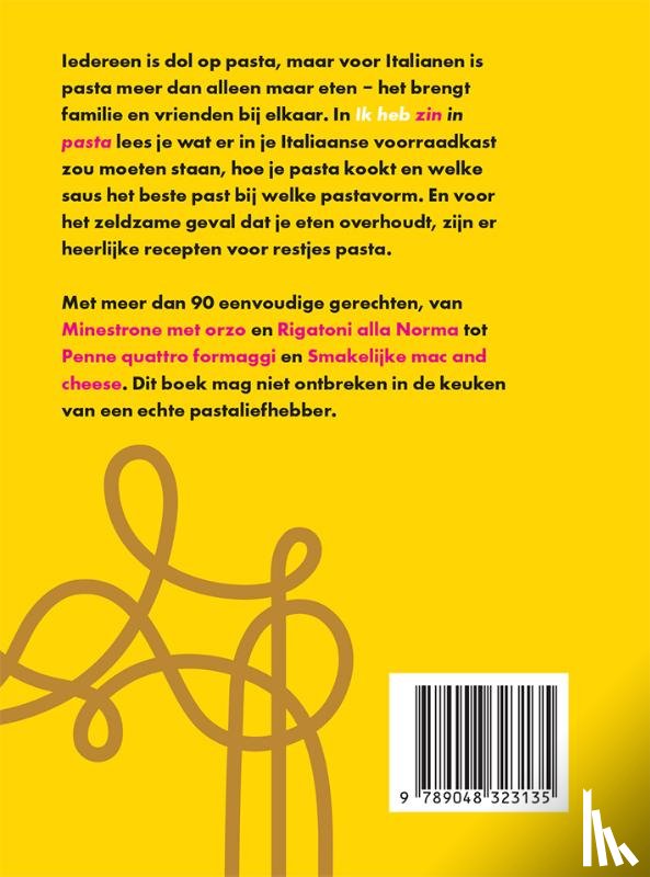 Torrico, Giovanna - Ik heb zin in Pasta