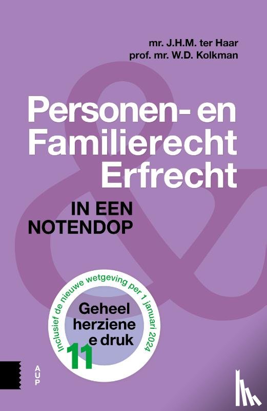 Haar, J.H.M. ter, Kolkman, W.D. - Personen- en Familierecht en Erfrecht