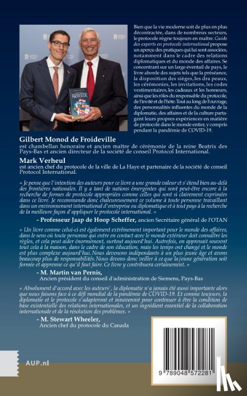 Monod de Froideville, Gilbert, Verheul, Mark - Guide des experts en protocole international