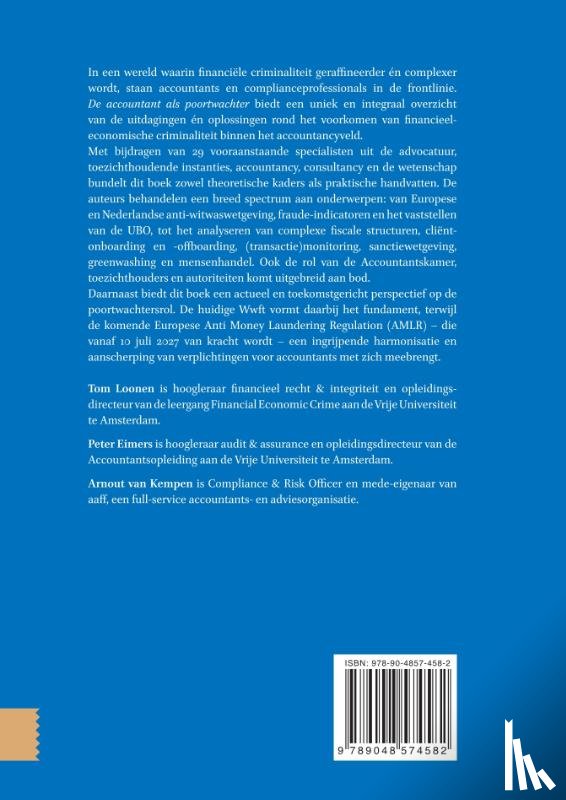  - De accountant als poortwachter