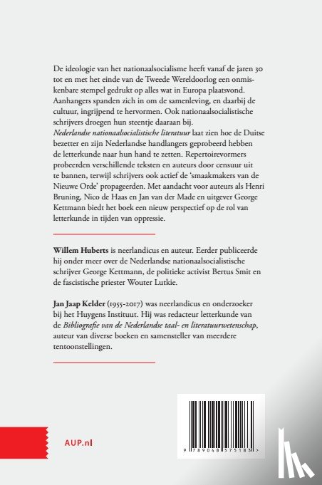 Huberts, Willem, Kelder, Jan Jaap - Nederlandse nationaalsocialistische literatuur