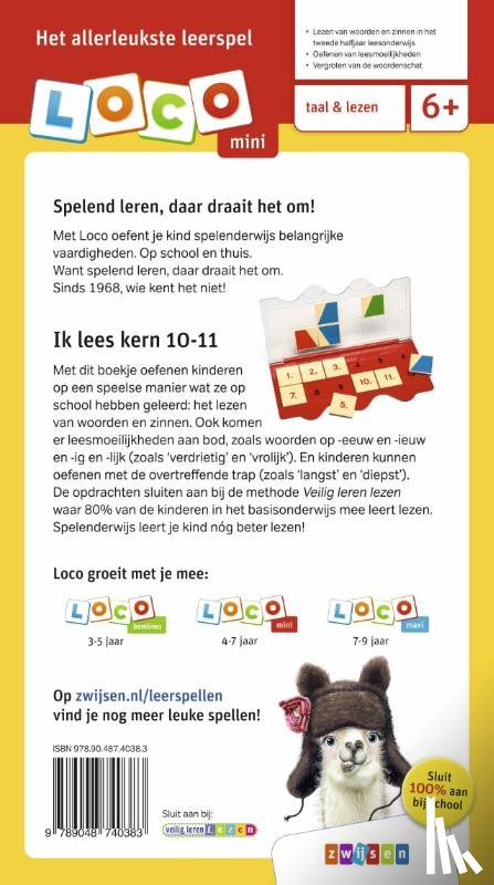  - Loco mini veilig leren lezen ik lees kern 10-11