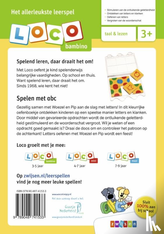  - Loco bambino Woezel & Pip spelen met abc