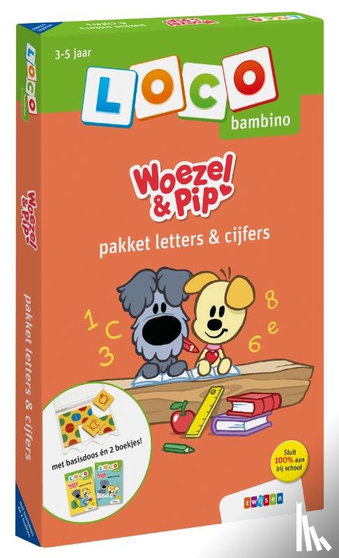  - Loco bambino Woezel & Pip pakket letters & cijfers