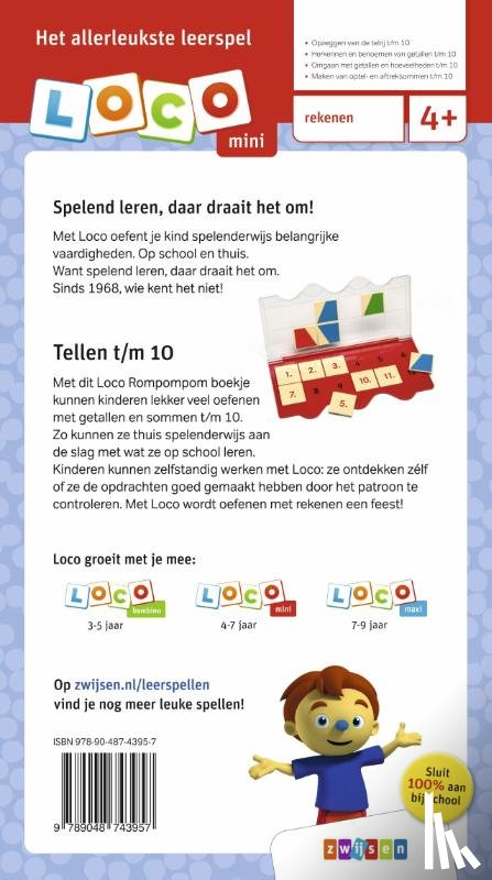  - Loco mini Rompompom ik leer tellen t/m 10