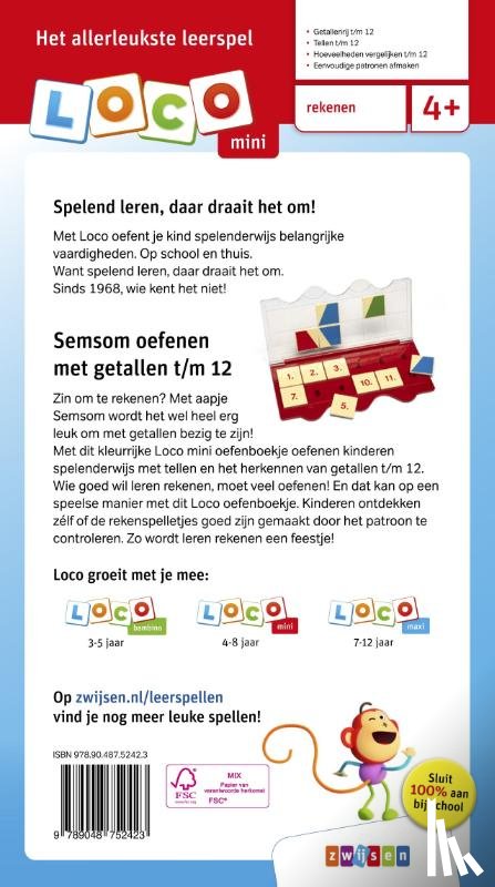  - Loco mini semsom oefenen met getallen t/m 12