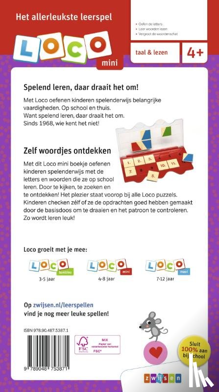  - Loco mini Letterplons ik leer woordjes