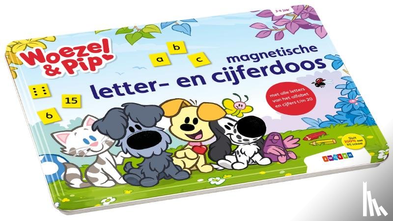  - Woezel & Pip magnetische letter- en cijferdoos