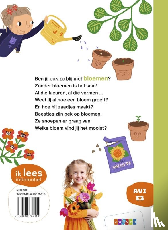 Zanden, Monique van der - Blij met bloemen!