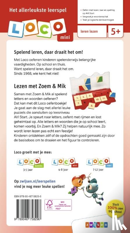  - Loco mini Zoem & Mik lezen AVI Start